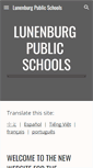 Mobile Screenshot of lunenburgschools.net